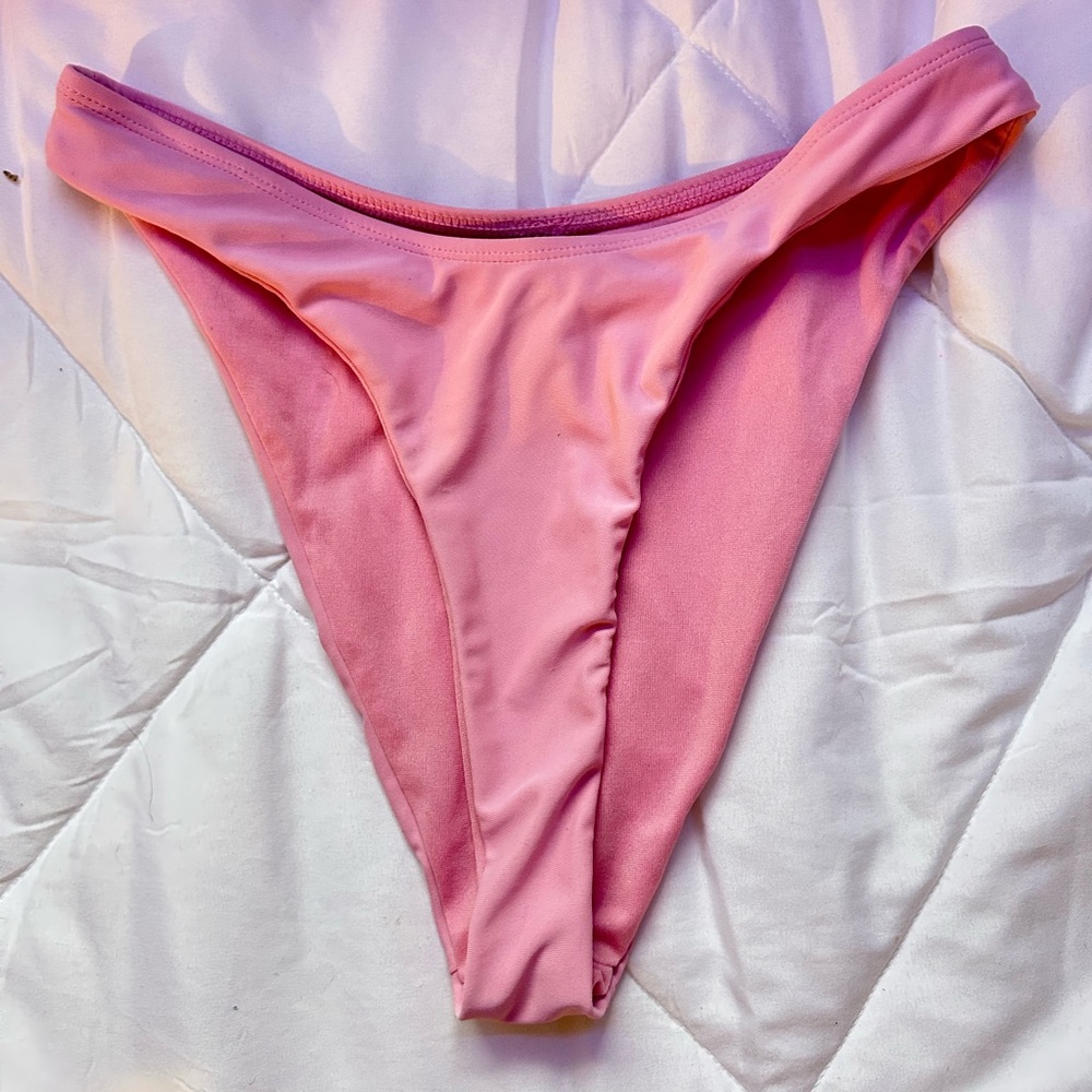 Light pink high waist Sommer Ray bikini bottom